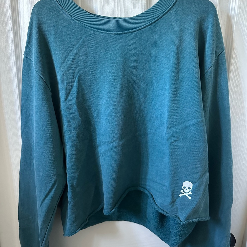 SoulCycle Teal Crew Neck Sweater USED